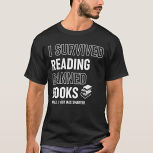 T-shirt I Survived Lecture Interdite Bookworic Book Bookah