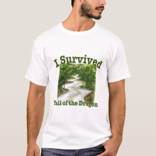 T-shirt I Survived Tail of the Dragon, Hwy 129