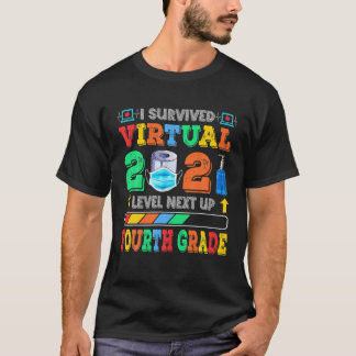 T-shirt I Survived Virtual 2021 Niveau Suivant 4e année