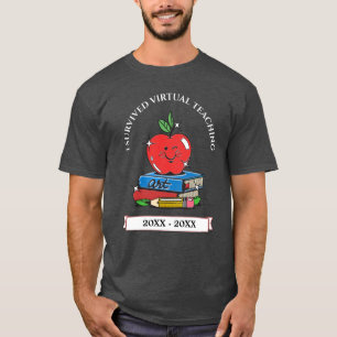 T-shirt I Survived Virtual Teaching Pandemic 2020 - 2021