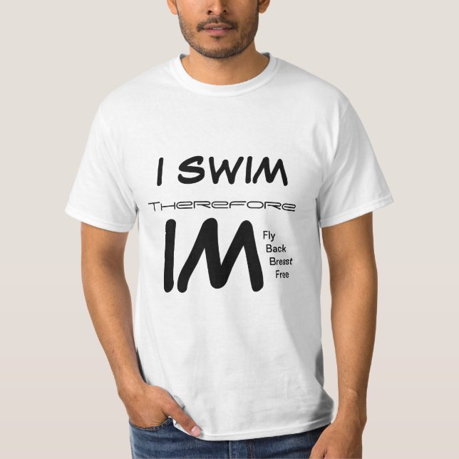 T-SHIRT I SWIM-IM (Devant)