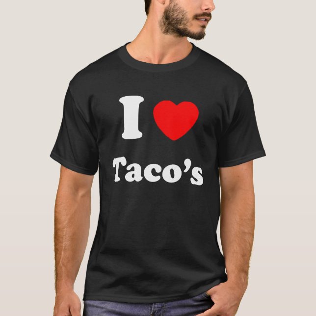 T-shirt I taco de coeur (Devant)