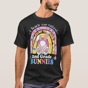 T-shirt I Teach The Cutest 2nd Grade Bunnie Teacher Easte