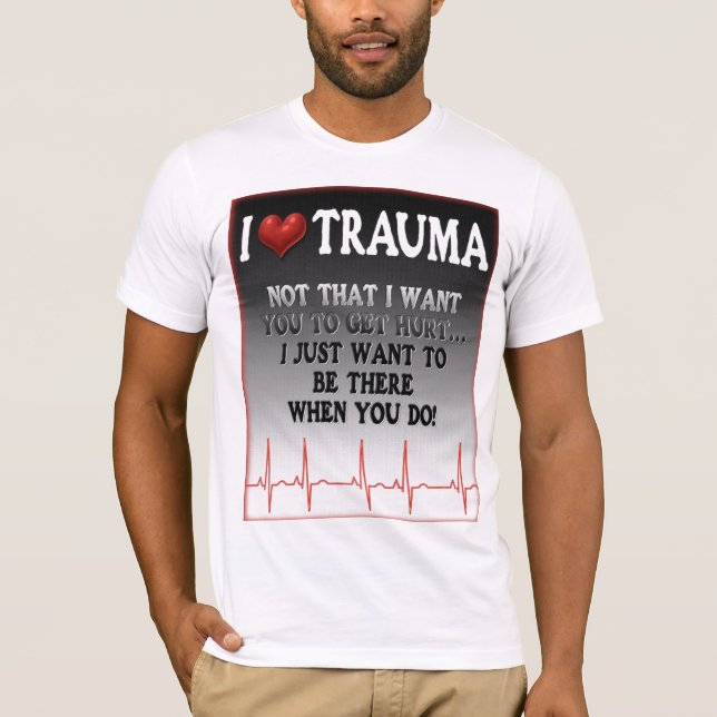 T-shirt I traumatisme de coeur (Devant)