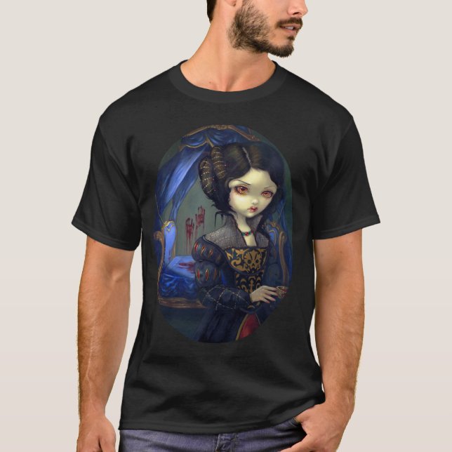 T-shirt I vampire gothique de chemise de Vampiri (Devant)