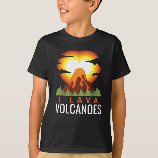 T-shirt I Volcan Lava Volcanoes Géologue Volcano (Devant)