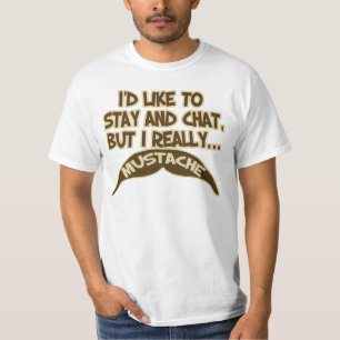 T-shirt I vraiment moustache !
