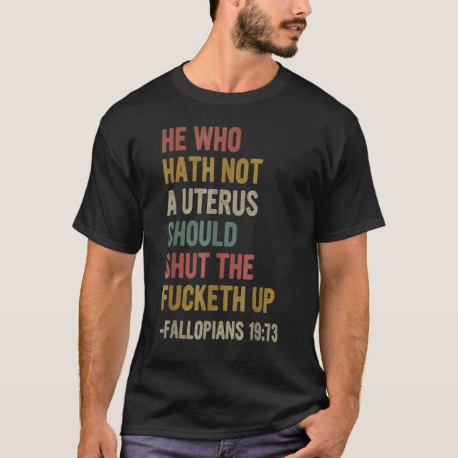 T-shirt I Wanted The Government In My Uterus (Devant)