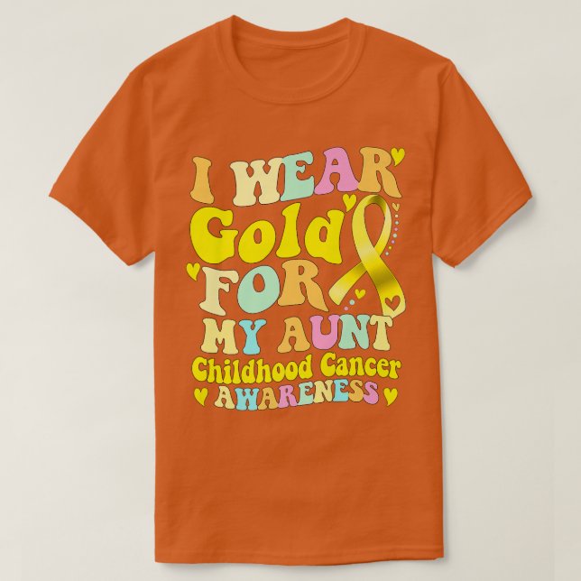 T-shirt I Wear Gold (Design devant)