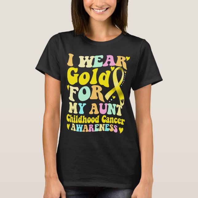 T-shirt I Wear Gold (Devant)