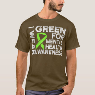 T-shirt I Wear Green For Mental Health Awareness1978 747