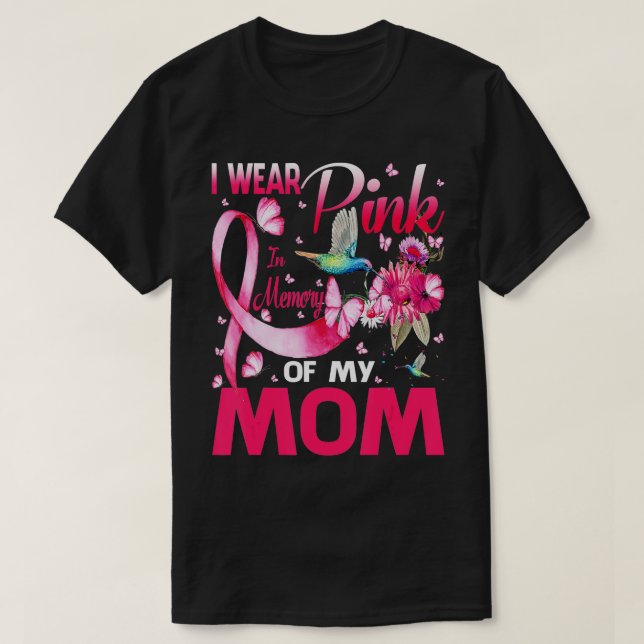 T-shirt I Wear Pink (Design devant)
