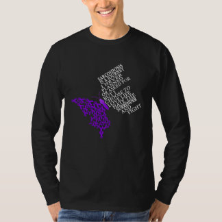 T-shirt I Wear Purple For Sarcoidosis Awareness Warrior
