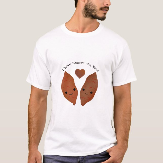 T-shirt I Yam Sweet Cute Sweet Potato (Devant)