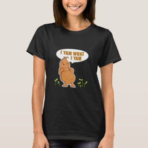 T-shirt I Yam What I Yam Trendy Basic