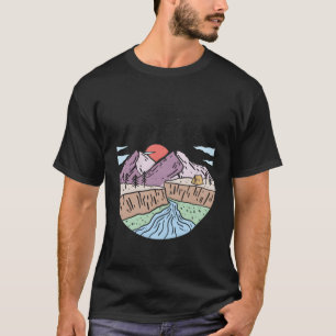 T-shirt I’D Plutôt En Dehors Camg Mountain Camper