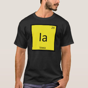 T-shirt Ia - Symbole du tableau périodique de la chimie de