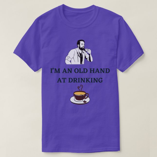 T-shirt Iamp39M UNE VIEILLE MAIN AU THÉ À BOIRE (Design devant)