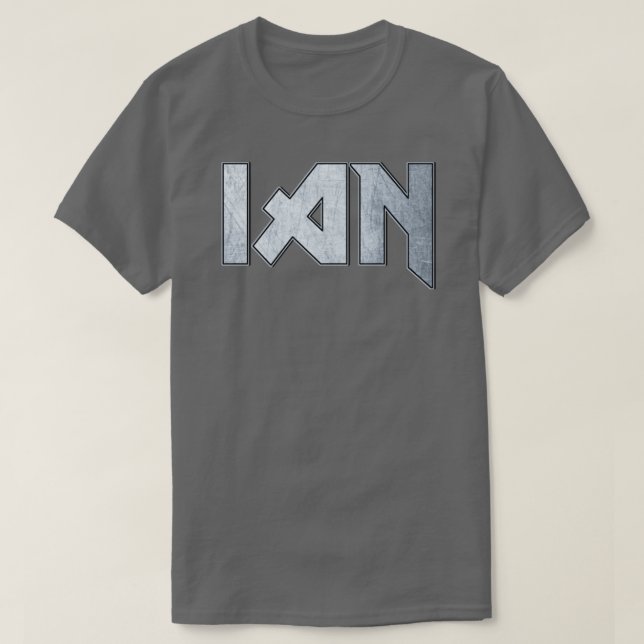 T-shirt Ian métal lourd (Design devant)