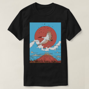 T-shirt Ibis à crête en vol