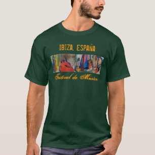 T-shirt Ibiza, festival de musique de l'Espagne - avant