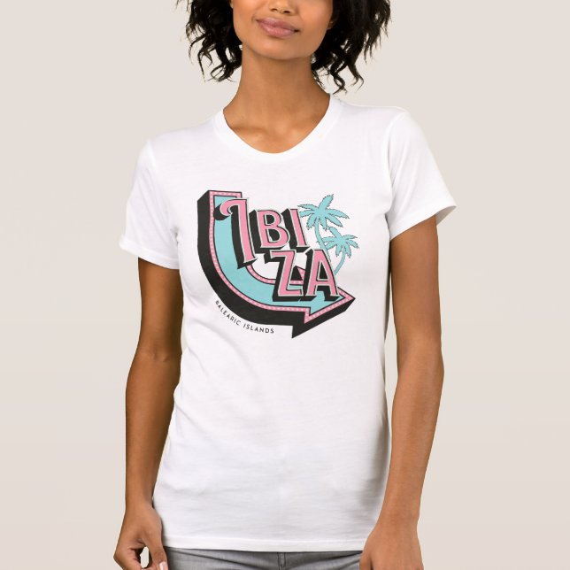T-shirt Ibiza - Spanish island  (Devant)