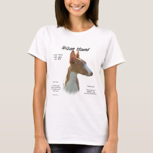 T-shirt Ibizan Hound History Design
