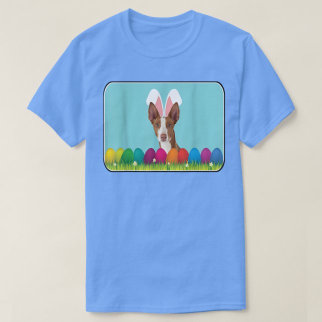 T-shirt Ibizan Hound w Bunny Ears  (Design devant)