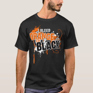 T-shirt IBleedOrangeandBlackPulloverHoodie