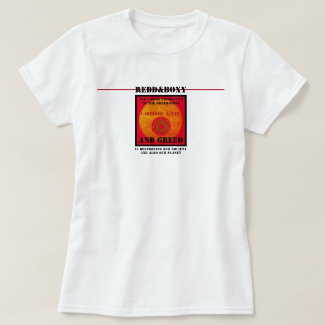 T-SHIRT IBONELTD. REDD&BOXY (IBGB) (Design devant)