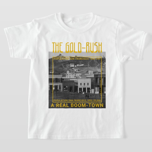 T-shirt IBONELTD. VILLE BOOM ROUGE D'OR 2bw (Poser)