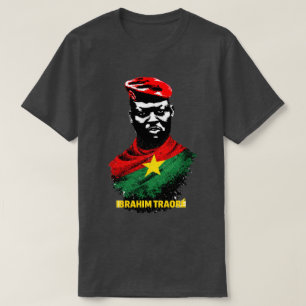 T-shirt Ibrahim Traoré Vintage Panafricain – Burkina Faso