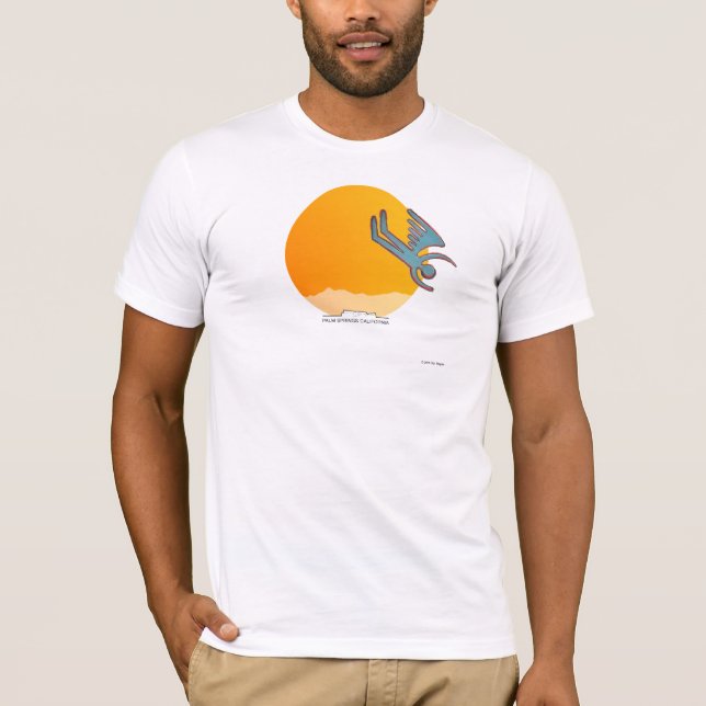 T-shirt Icarus, Descente Sur Palm Springs (Devant)
