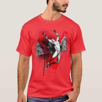T-shirt Icarus Fall Trash Polka Style