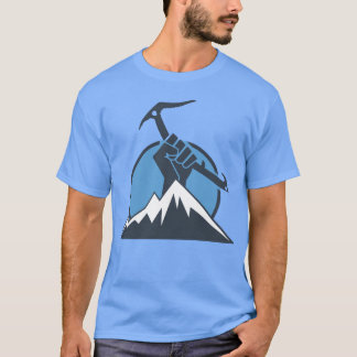 T-shirt Ice Climbing Power girl