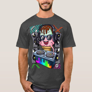 T-shirt Ice Cream Cone DJ Dance Musique Hip hop électroniq