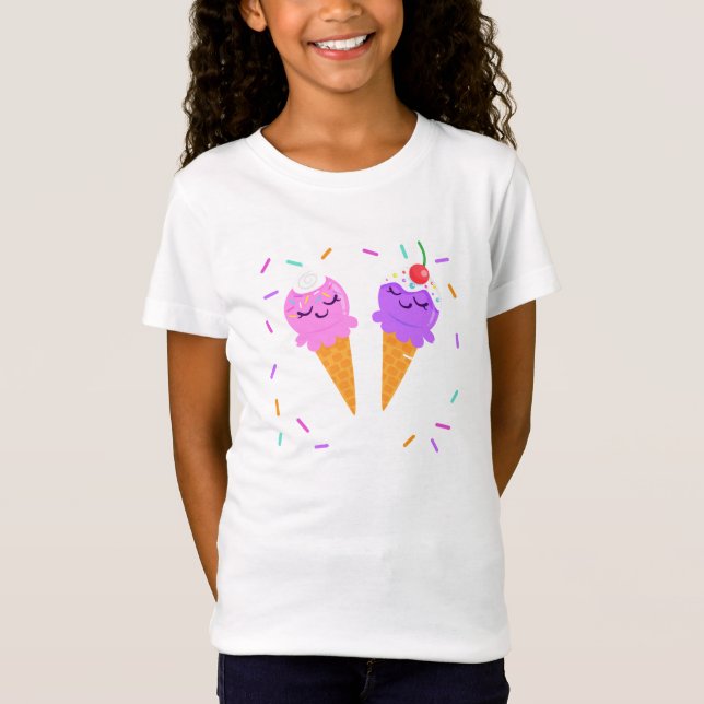 T-Shirt Ice Cream meilleur ami (Devant)