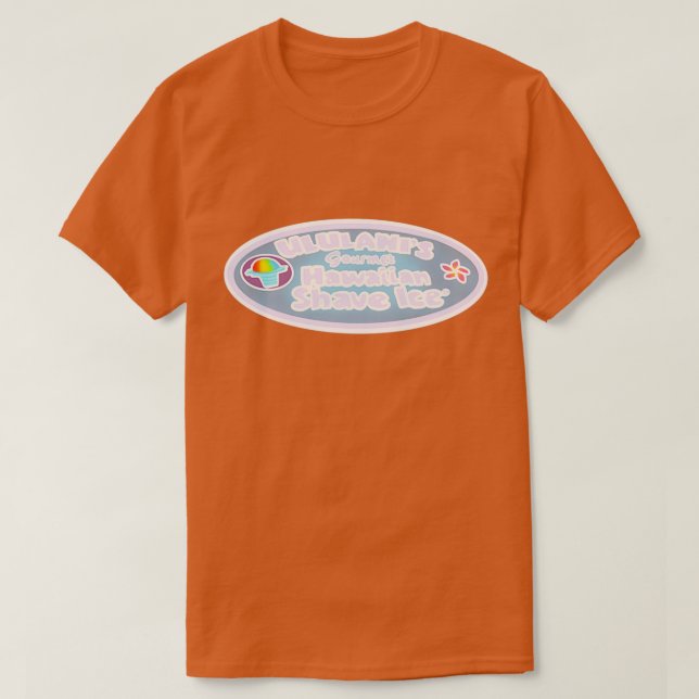 T-shirt Ice de rasage hawaïen Ululanis (Design devant)