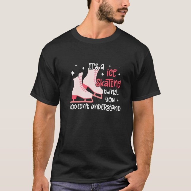 T-shirt Ice Skates Ice Skating Figure Skating Girl Skaters (Devant)