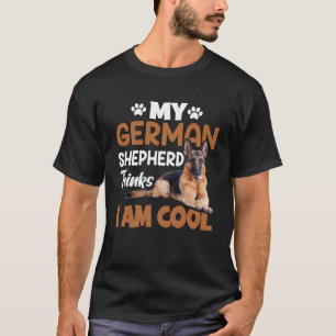 T-shirt Ich bin cool berger allemand K9
