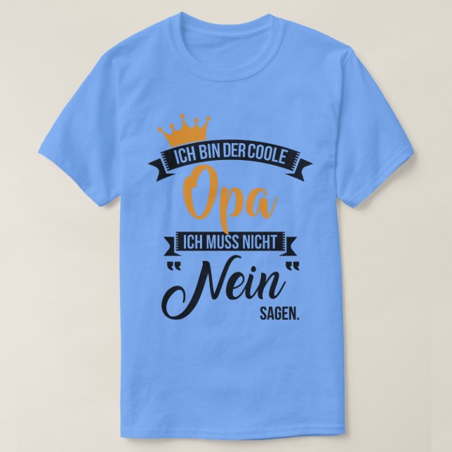 T-shirt Ich bin der coole opa 2 (Design devant)