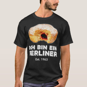 T-shirt Ich Bin Ein Berliner Discours Jelly Donut Wall Col