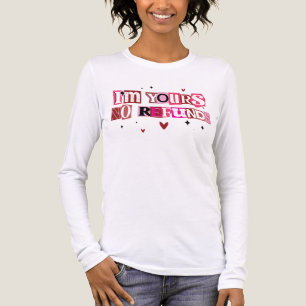 T-Shirt-Ich gehöre Dir Keine Rückerstattung Erwach Tri-Blend Shirt