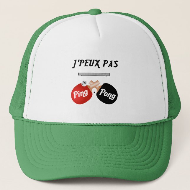 T-Shirt Ich kann nicht. Truckerkappe (Vorderseite)