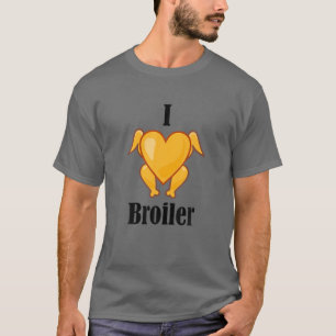 T-shirt Ich Liebe Broiler poulet rôti Ossi Drôle DDR