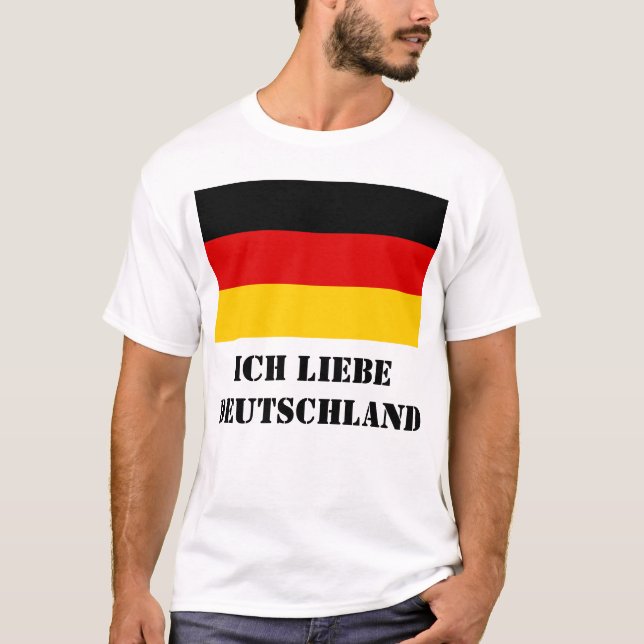 T-SHIRT ICH LIEBE DEUTSCHLAND (Devant)