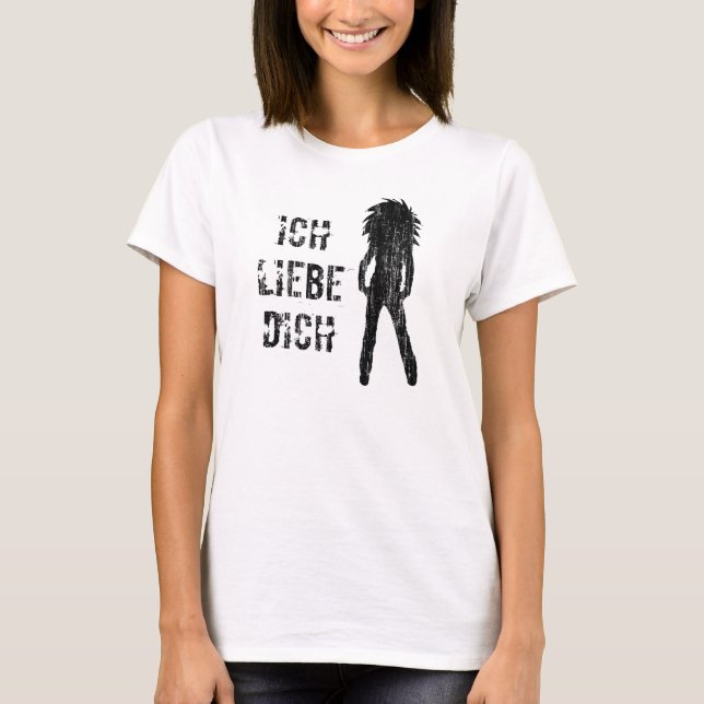 T-shirt Ich Liebe Dich (Devant)