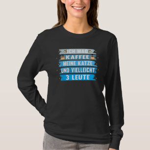 T-shirt Ich Mag Kaffee Meine Katze Dit Animal