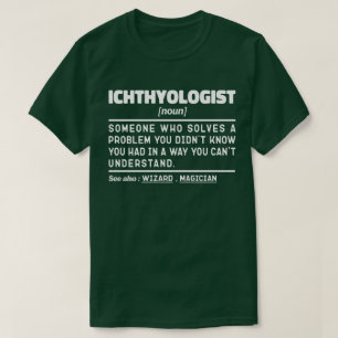 T-shirt Ichthyologue Noun Science Lover étudiant