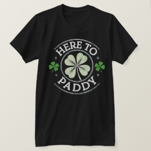 T-shirt Ici à Paddy Shamrock St Patrick's Day